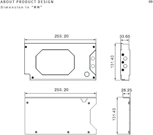 Copper GPU Water Cooling Block GPU Waterblock for Asus RTX5090 RTX5090Ti RTX5080 RTX5080Ti RTX5070 RTX5070Ti RTX5060 RTX5060Ti (for Asus Rog Astral RTX 5090 O32G Gaming) in Saudi Arabia