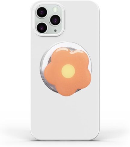 Phone Grip Compatible with Magsafe - Cute Flower Series Multi Functional Magnetic Phone Grip with Expanding Kickstand Include Magnetic Adapter Ring (Pink) in Saudi Arabia
