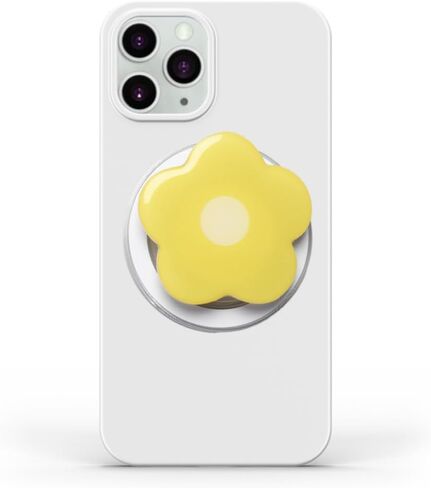 Phone Grip Compatible with Magsafe - Cute Flower Series Multi Functional Magnetic Phone Grip with Expanding Kickstand Include Magnetic Adapter Ring (Pink) in Saudi Arabia