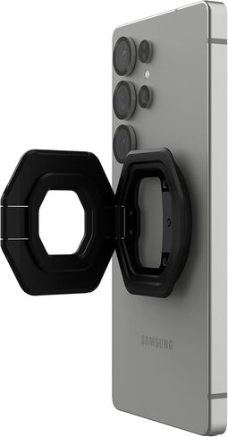 URBAN ARMOR GEAR UAG Magnetic Ring Stand Monarch Mag2 w/Built-in Bottle Opener - Ultra-Strong Double Magnet MagSafe Compatible Metal Phone Ring Grip 360 Rotation Multi-Functional Kickstand, Black in Saudi Arabia
