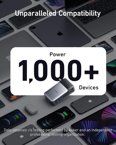 Anker GaNPrime Power Bank, 2-in-1 Portable Charger, 10,000mAh 30W USB-C Battery Pack with 65W Wall Charger, Works for iPhone 15/15 Plus/15 Pro/15 Pro Max/14/13, Samsung, Pixel, MacBook, Dell in Saudi Arabia
