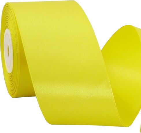 TONIFUL Satin Ribbons White 3 Inch 25 Yard for Gift Wrapping and Crafts in Kuwait