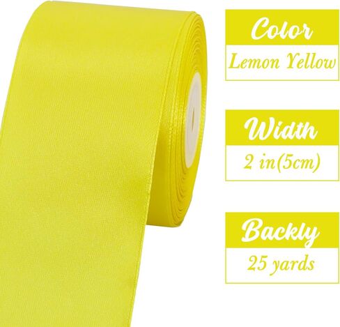 TONIFUL Satin Ribbons White 3 Inch 25 Yard for Gift Wrapping and Crafts in Kuwait