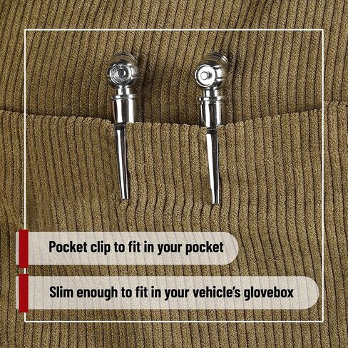 UNCO- Pencil Tire Pressure Gauge, 2 Pack, Black, Tire Gauges for Tire Pressure, Air Pressure Gauge for Tires, Air Gauge Tire Pressure, Car Tire Pressure Gauge, Tire Air Gauge, Bike Tire Guage in Saudi Arabia