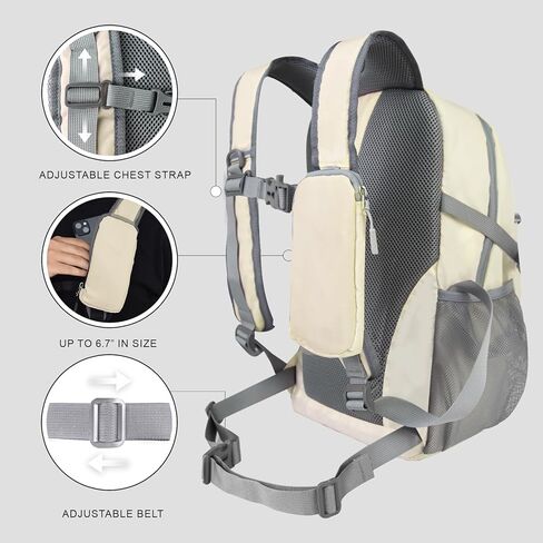 Small Hiking Backpack, 20L Lightweight Travel Backpack with Phone Pocket, Hiking Daypack for Women Men in Saudi Arabia