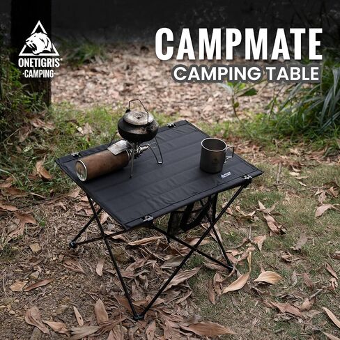 ONETIGRIS CAMPMATE Camping Table, Lightweight Folding Table Sturdy & Quick Setup, Holds Up to 66 lbs, Perfect for Camping, Hiking, Backpacking, Picnic, Beach, Travel (Ranger Green) in Saudi Arabia