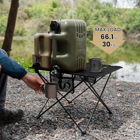 ONETIGRIS CAMPMATE Camping Table, Lightweight Folding Table Sturdy & Quick Setup, Holds Up to 66 lbs, Perfect for Camping, Hiking, Backpacking, Picnic, Beach, Travel (Ranger Green) in Saudi Arabia