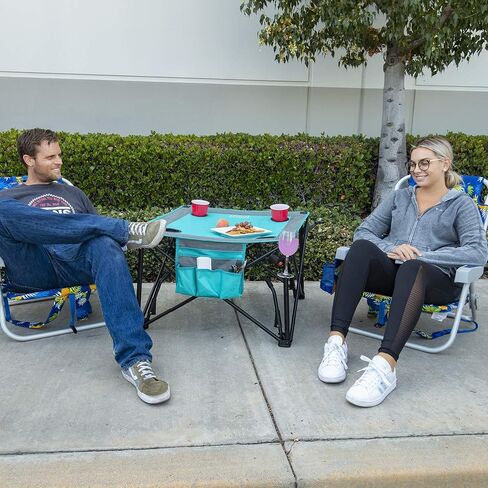 Creative Outdoor Folding Wine Table | Portable | Camping Beach Picnic & Patio in Saudi Arabia