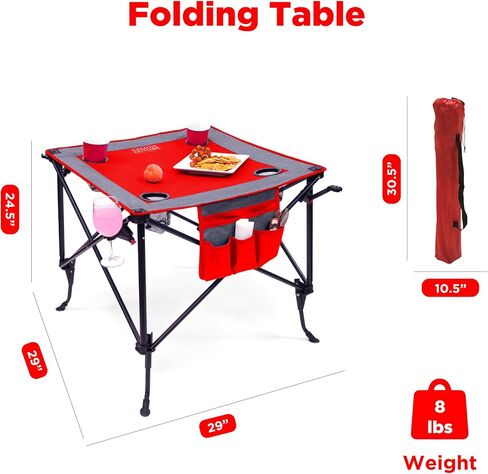 Creative Outdoor Folding Wine Table | Portable | Camping Beach Picnic & Patio in Saudi Arabia