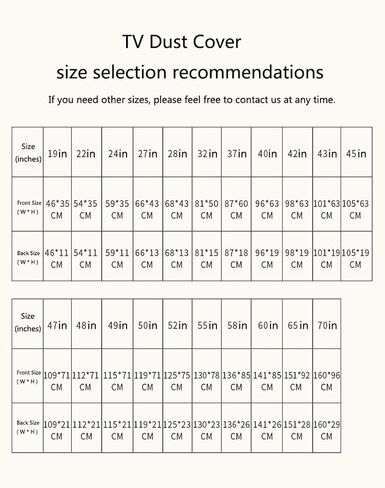 Geometric Pattern Art TV Dust Cover Modern Minimalist Printing TV Cover Indoor Outdoor LED LCD Wall Mounted TV Cover Display Protective Cover(Size:43IN(W101xH63CM),Color:C) in Saudi Arabia