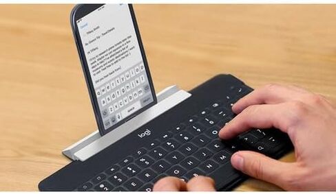 مفاتيح مفاتيح Bluetooth Super-to-to-go لـ IPhone و iPad و Apple TV-Smoky Blue (متجدد) in Saudi Arabia