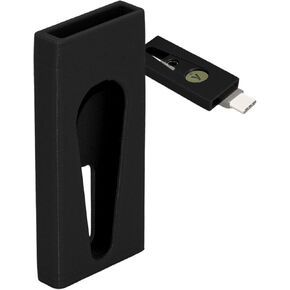SplashNColor 2FA Protector Compatible with Yubikey 5C and 5C NFC USB C Security Keys - Slim Sleek Case Holder for Enhanced Protection Black
