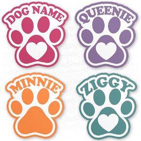 Custom Pet Portraits Sticker Personalized Dog Cat Stickers Using Pet Photo Waterproof Vinyl Sticker for Laptop, Water Bottles, Phone, Kindle Decor Stickers for Cars Dog Decals for Cars