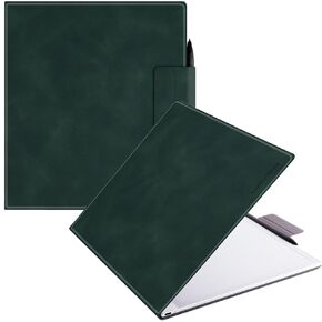 Magnetic Case for 13.3" Onyx Boox Tablet Note Max/13.3" Boox Tab X C (2024/2025)-Ultra-Thin Lightweight PU Leather Book Folio Cover with Auto Sleep/Wake & Magnetic Pen Buckle (Cloth Black)