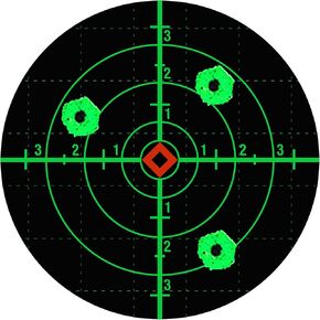 100Pcs 6" Targets for Shooting Range Splatter Target Stickers, Self Adhesive Shooting Paper Targets with Color Changing Signal Impact Reactive for The Range Pistol Gun Rifle Archery (Green)