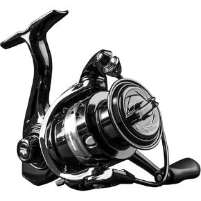 LITE II Spinning Reels Freshwater Spinning Fishing Reels 14.33 Lbs Max Drag Ultra Smooth 5.2:1 Gear Ratio Aluminum Spool 3+1 BB Handle Interchangeable