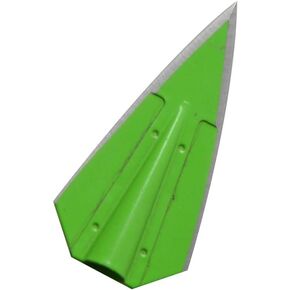 6 Pcs Archery 2 Blades Hunting Broadheads Traditional Hunting Arrowheads Glue on Arrowheads for 8.0 mm Outside Diameter Wooden Arrow Bamboo Arrow Shaft DIY Archery