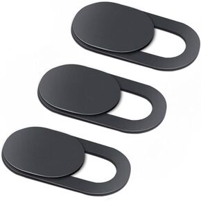 Privacy Camera Cover Security Blocker Compatible with Samsung Galaxy S25/Plus/Ultra, Webcam Closure Black