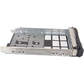 Replacement Hard Drive Tray for PowerEdge R710 R610 R510 R410 R210 T710 T410 T310, Secure Data Storage, ABS Metal, Silver Black