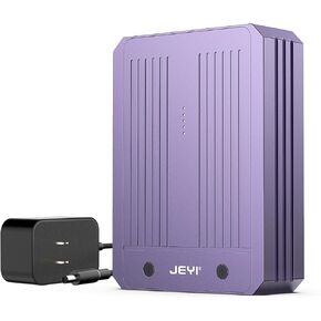JEYI Quad Nvme Enclosure, 4-Bay RAID Enclosure, USB4 40Gbps to 4 M.2 SSD Enclosure, 40Gbps Transmission Speed SSD Enclosure Compatible with Thunderbolt 3/4