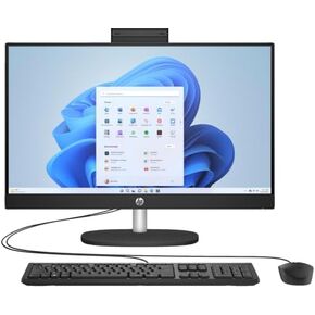 HP 24-cr100 23.8" FHD (1920x1080) IPS All-in-One Desktop 2024 New | Intel Ultra 7 155U 12-Core | Intel Iris Xe Graphics | Wi-Fi | 32GB DDR5 1TB M.2 SSD | Win11 Pro
