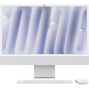 2024 Apple iMac Air with Apple M4 chip 10-core (24-inch, 16GB RAM, 256GB SSD Storage) Silver (Renewed)