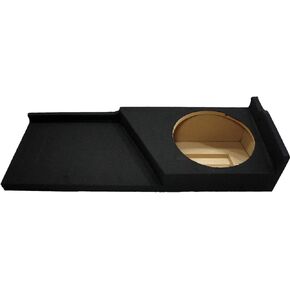 American Sound Connection Compatible with Chevy Silverado or GMC Sierra Full Size Extended Cab Truck 2007-2013 Single 12" Subwoofer Sub Box Speaker Enclosure