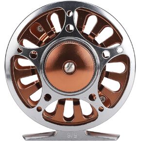 ZJchao Fly REELS Double Color 5/6 Fly Fishing REELS CNC MACHINED Aluminium Alloy 3 Bearing Fly Fishing Wheel Outdoor