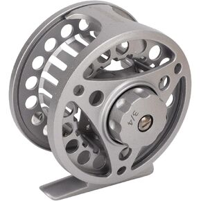 ZJchao Fly Fishing Reel Full Metal for Fishing Experience Silver