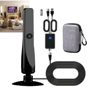 هوائي بروددوف التلفزيوني 2025 ، لهوائي Broadwave ، يدعم 4K HD Full HD ، HD HD HD ONDLAND FUND FOR TELVERSION و SUCTION CUP و SILP & PLAY ، لجميع أجهزة التلفزيون (1PC)