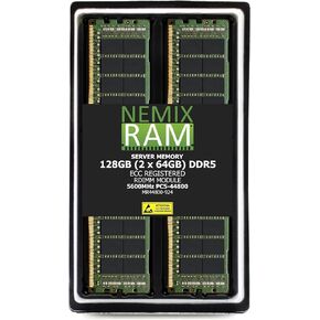 NEMIX RAM 192GB (8X24GB) DDR5 5600MHZ PC5-44800 1Rx8 1.1V CL46 288-PIN ECC RDIMM Registered Server Memory Compatible with ASRock W790 WS R2.0 Motherboard