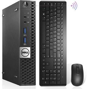 Dell Mini PC Optiplex 7040 Micro Desktop ، I7 6700T Quad Core حتى 3.60 جيجا هرتز ، 16 جيجابايت DDR4 512GB M.2 NVME SSD ، AX210 BLUSING-IN WIFI 6E + Bluetooth 5.2 ، HDMI Windows 11 PRO ، WIRLISLED & MOUSE (READED)
