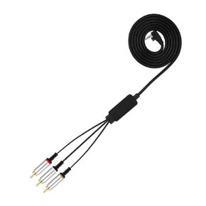 1.5M Component ABS TV AV Cable, Game Players Necessity with Small Size, Suitable for 3000