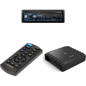 Alpine UTE-73BT, RUE-4360 Remote with S2-A36F S-Series 4 Channel Amplifer