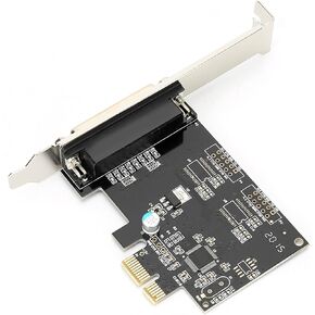 Fydun PCIE to Parallel Port Card Print Port LPT PCIE LPT Printer Card Adapter DB25 for Families