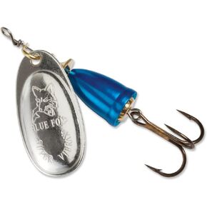 Blue Fox Super Vibrax Classic Spinner - 3/16 أوقية. - الفضة الأزرق