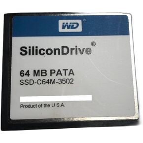 بطاقة ذاكرة SSD-C64M-3012 CF ، 64 ميجابايت CF (فلاش مضغوط) 0-70C Ind.Grad