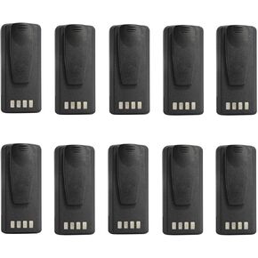 10 Pack PMNN4476A PMNN4082 PMNN4080 2600mAh Li-ion Battery Replacement for Two Way Radio CP185 XIR C1200 CP100D C2660 CP1200 CP1300 EP350 CP476 CP477 CP1300 CP1600 CP1660 PMNN4476 PMNN4081 PMNN4404