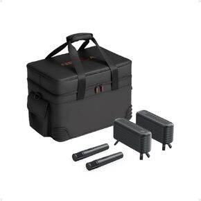 NEBULA X1 Accessory Pack for Projector, With Wireless Satellite Speakers, Wireless Microphones, Carry Case, All-in-One Entertainment Kit, Compatible with NEBULA X1, For Party, Karaoke, Portable Cinema