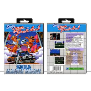 Sega Game Pack 4 in 1 | (SGGEU) Sega Game Gear - Game Case Only - No Game