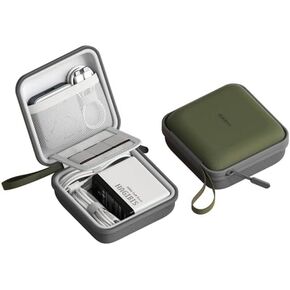 Hagibis Electronics Organizer Travel Case Cable Organizer Bag Pouch Portable Waterproof Carry Case for Cable, Charger,Power Bank, SD Card, Mouse, USB Flash Disk (DPB01 Green)