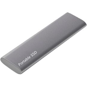 8TB External SSD Hard Drive SSD Portable SSD 1TB/2TB/4TB External Hard Drive 1TB HDD for Laptop with Type C USB 3.1 (Color : Gray, Size : 500GB)