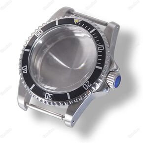 Stainless Steel Watch Case Repair Accessory For NH35 NH36 Watch Movement 39.5MM watch case