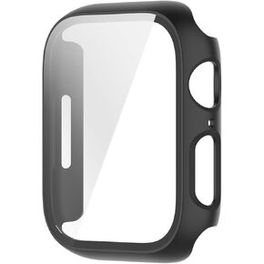 10 Pcs/Pack,360 Full Protective PC Case+ Transparent Glass Film Compatible With Apple Watch 7 41mm 45mm,PC Case Compatible With Apple Watch7 41mm 45mm watch case