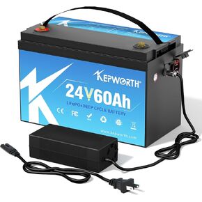 12.8V 100Ah LiFePO4 Battery Rechargeable Lithium Battery with 100A BMS, 4000-15000 Deep Cycles, Grade A Lithium Iron Phosphate Battery cells, for Trolling Motor, Boat, Rv, Solar