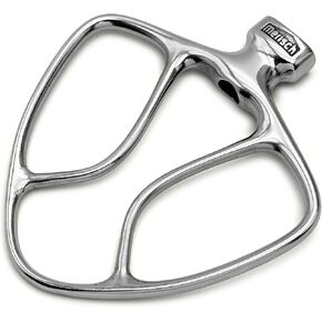 Stainless Steel Paddle，Flat Beater - Accessories and Attachments for KitchenAid Mixers, Fit 4.5-5 QT Mixing Bowl