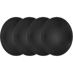 MECCANIXITY 4PCS غبار الغبار مكبر الصوت 90 مم/3.54 "القطر الخارجي قبة غطاء الورق غطاء فتحة فتحات فتحة ملحق لتكوين مكبر الصوت إصلاح