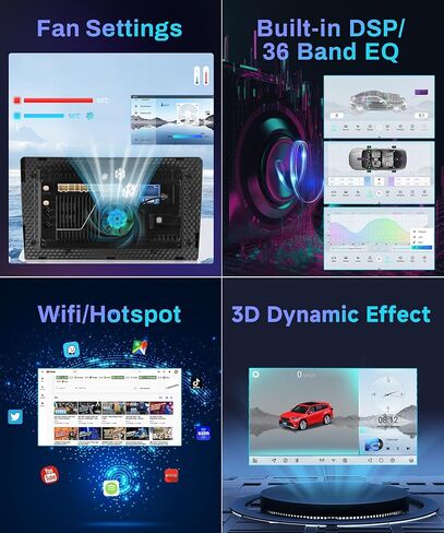 2G+64G for Toyota Corolla 2009 2010 2011 2012 2013 Android Car Stereo with Wireless Apple CarPlay Android Auto, podofo 9'' Touch Screen Bluetooth Car Radio with GPS HiFi Audio WiFi Backup Camera in Kuwait