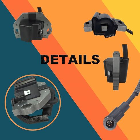 2 قطعة ملف الإشعال وشمعة الإشعال لـ Kawasaki21171-0743 21171-0738 21171-0711 21171-0747 21171-7041 21171-7042 مناسب لـ Kawasaki FR651V FR691V FX751V FX801V FX850V FR600 سلسلة V لمحرك جون ديري in Kuwait
