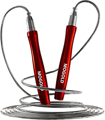 حبل القفز، حبل القفز عالي السرعة - جودة ممتازة خالية من التشابك - تصميم ذاتي القفل بدون براغي - حبال القفز للياقة البدنية - حبل القفز من أجل اللياقة البدنية والتمارين الرياضية والمنزلية in Kuwait